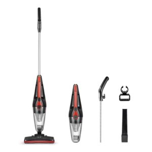 Upright Vacuum Cleaner |2-in 1 Handheld & Stick |600W,13.5 KPa Suction| Washable Filter |Bagless Design
