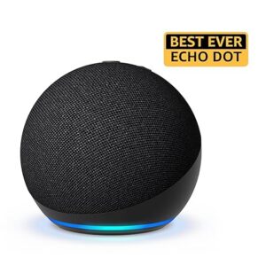 Echo Dot (5th Gen) | Smart speaker with Bigger sound, Motion Detection, Temperature Sensor, Alexa and Bluetooth| Black