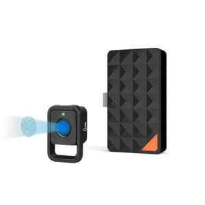 Smart Fingerprint Cabinet, Drawer, Waredrobes Door Lock with Fingerprint Access, Fully Secured Lock (Black)