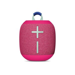Portable Waterproof Bluetooth Speaker with Big Bass and 360-Degree Sound, Dustproof Floating Speaker with 40 m (131ft) Range - Hyper Pink