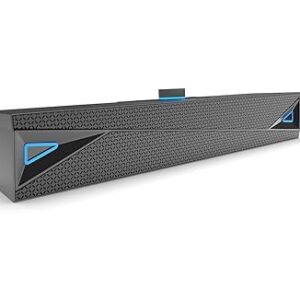 20W Bluetooth Soundbar with 2000mAh Battery | 2X Bass | Up to 9hrs of Playback | Bluetooth 5.3, Aux in, USB, Micro TF Card Connectivity (Grey)