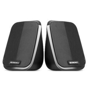 Multi Media Speakers with AUX, USB and Volume Control (Black)