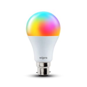 Wipro B22 12.5W Wi-Fi Smart LED Bulb with Music Sync for Amazon Alexa & Google Assistant (Pack of 1, Multicolor)