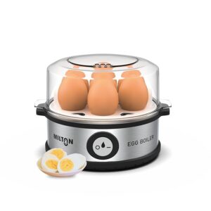 Smart Instant Electric Egg Boiler | Automatic Power Off | Egg Cooker & Steamer for Boiling Up to 7 Eggs | 3 Boiling Modes | 360 Watt | Stainless Steel Body & Heating Plate | 1 Year Warranty