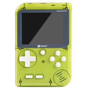 Handheld Video Game Console, Dreamboy Retro Mini Game with 500 Classic Retro Game TV Compatible for Kids, Rechargeable 8 Bit Classic (Ice Green)